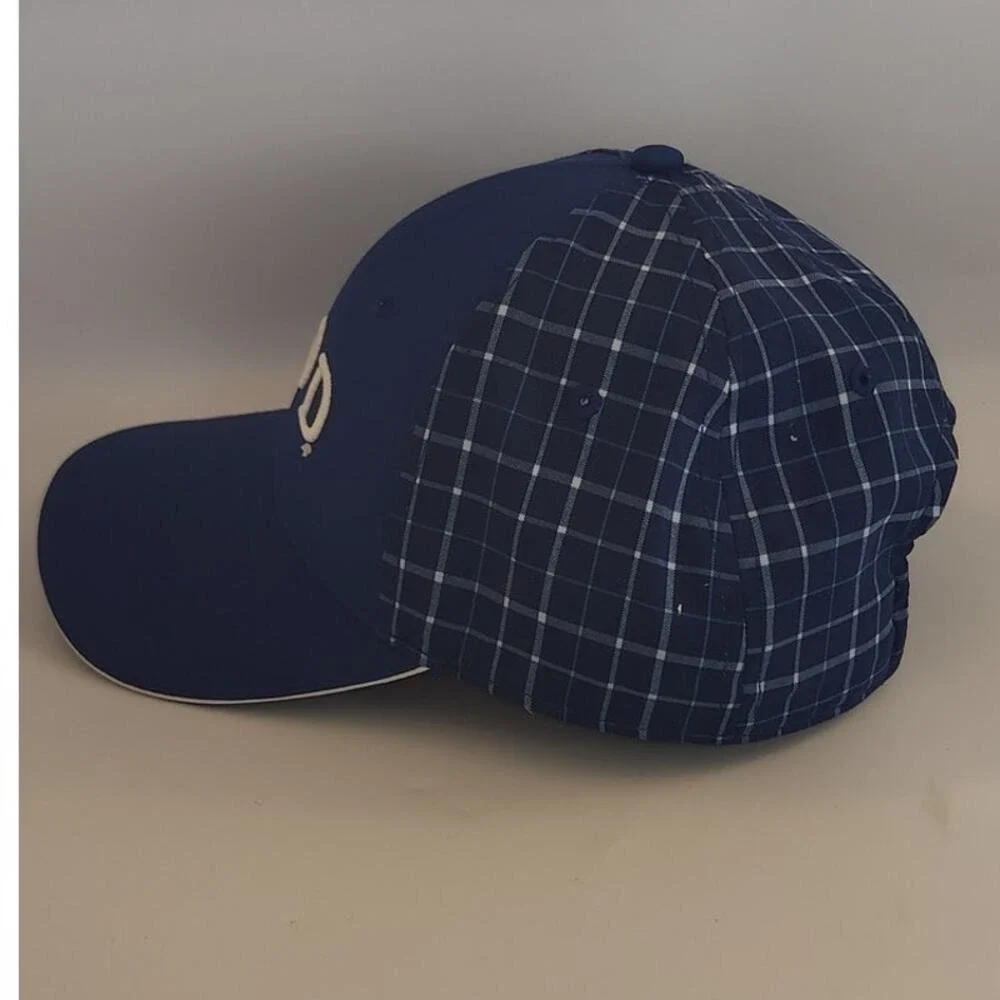 Izod Golf Blue Plaid‎ Hat EUC One Size Fits Most